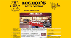 Desktop Screenshot of heidiscatering.com